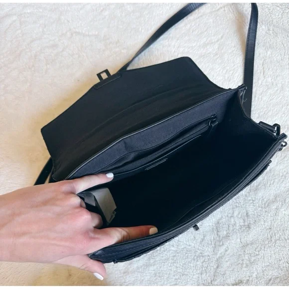 ALDO BLACK TOP HANDLE BAG - Picture 6 of 9